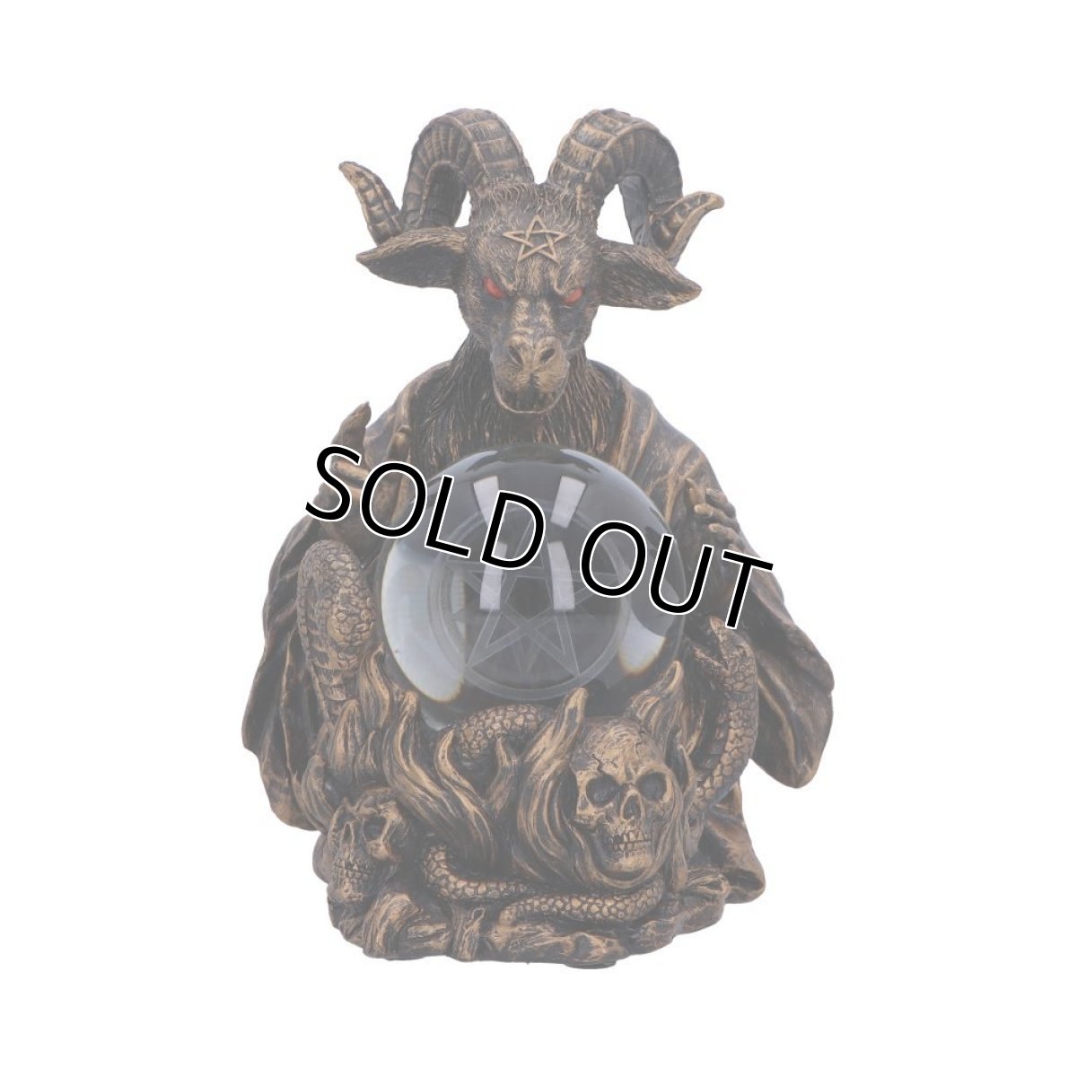 画像3: Orbuculum of the Baphomet 16cm / 光るオーナメント【NEMESIS NOW】 (3)