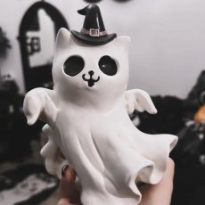 画像1: 🔥SALE🔥Spookitty 18cm / オーナメント【NEMESIS NOW】 (1)