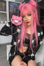 画像1: BONE TO PICK CARDIGAN / カーディガン【KILL STAR×GLOOMY】 (1)