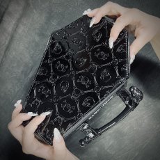 画像8: Embossed Patent Skull Crossbones Coffin / ハンドバッグ【KREEPSVILLE 666】 (8)