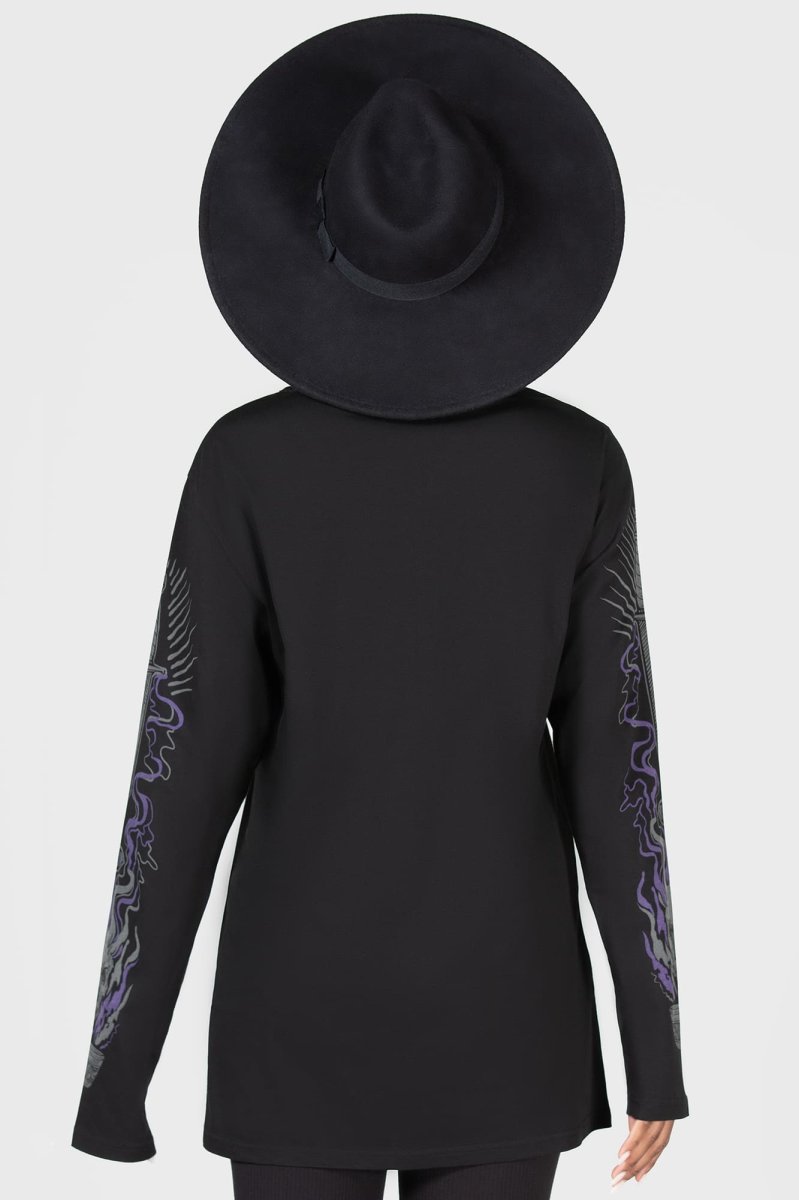 画像5: ALLERGRA LONG SLEEVE TOP / ロングスリーブ【KILL STAR】 (5)