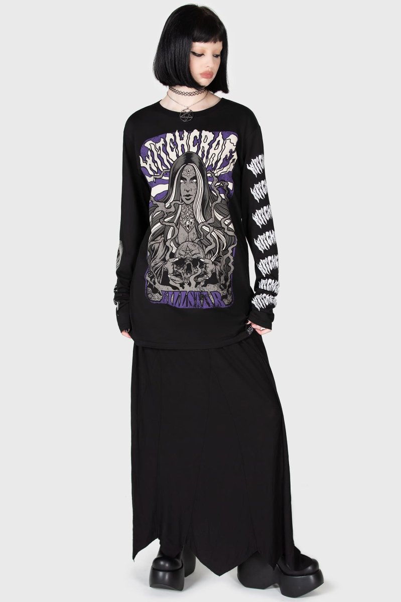 画像2: WITCHCRAFT SINS LONG SLEEVE TOP / ロングスリーブ【KILL STAR】 (2)