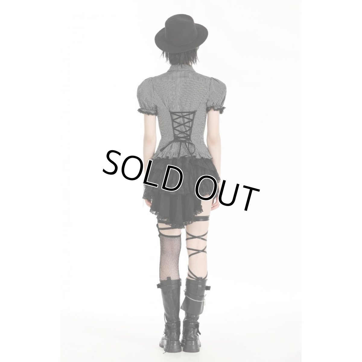 画像10: Gothic black ruffle blouse / トップス【DARK IN LOVE】 (10)