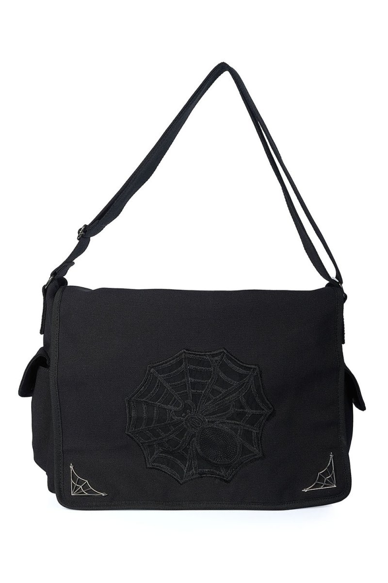 画像1: NECRO MESSENGER BAG / メッセンジャーバッグ【Banned Apparel】 (1)