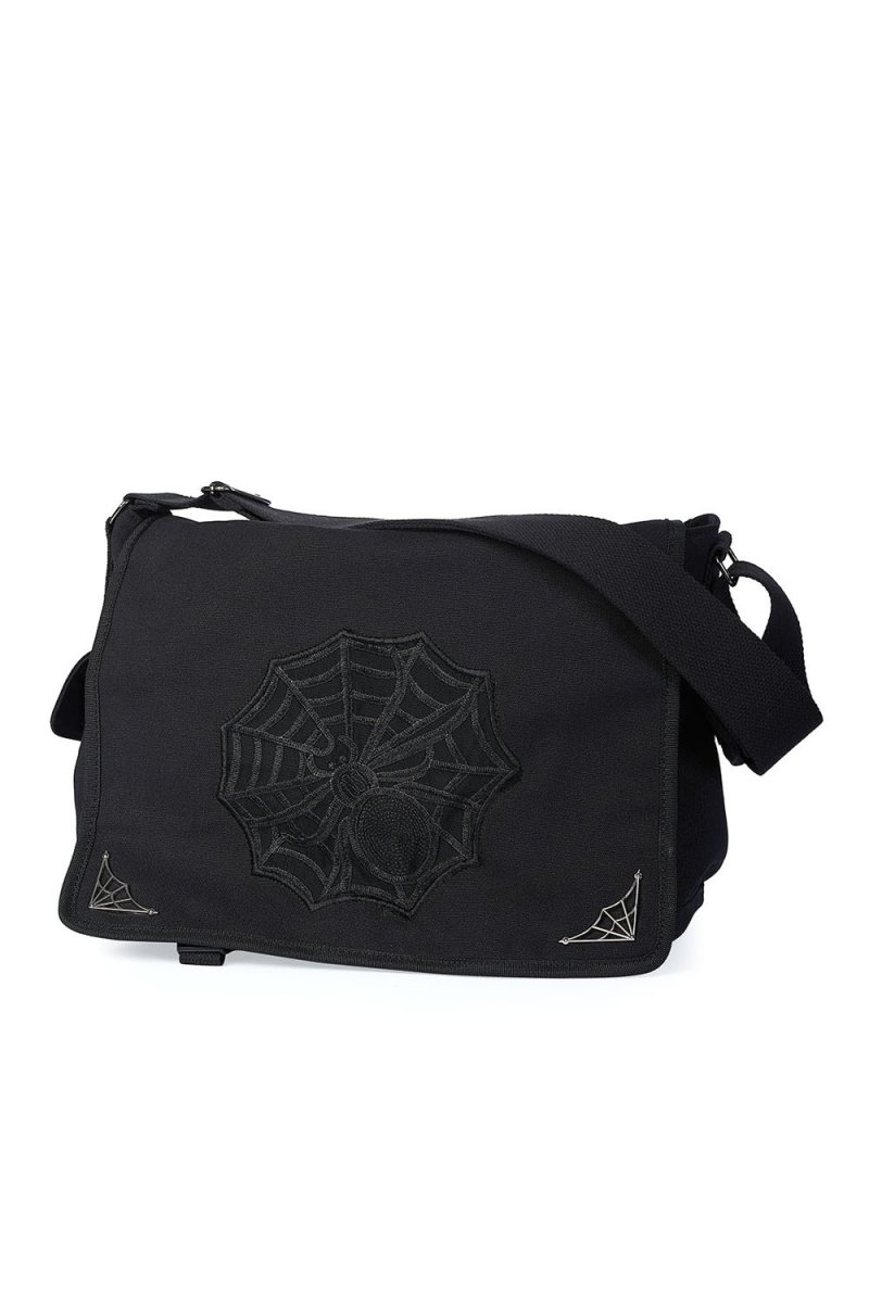 画像3: NECRO MESSENGER BAG / メッセンジャーバッグ【Banned Apparel】 (3)
