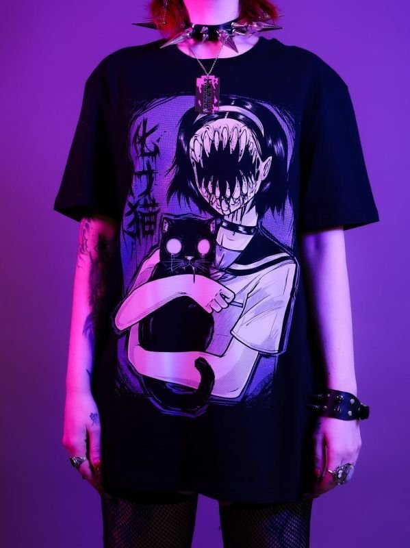 Bakeneko / Pinku Kult / Tシャツ【GRINDSTORE】 | Spider Rock Web