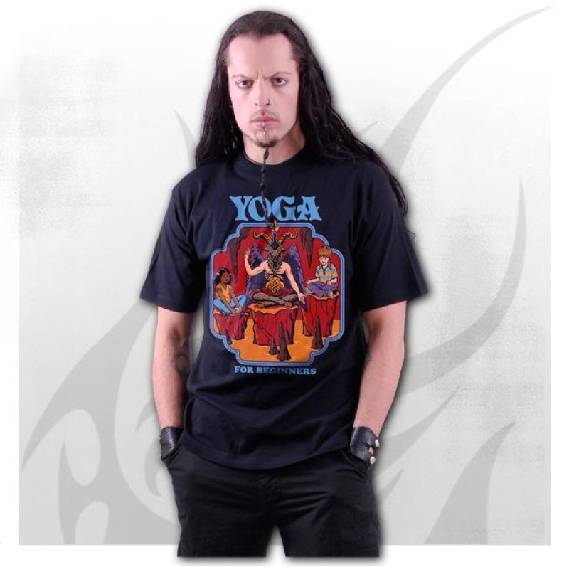 YOGA FOR BEGINNERS / STEVEN RHODES / Tシャツ【SPIRAL DIRECT