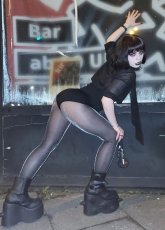 画像33: [取り寄せ]SLAY-77 / 厚底ブーツ【DEMONIA】 (33)