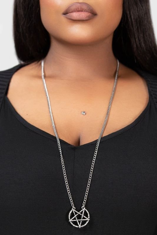 realmad HECTIC ネックレス never STOP Broken Seal Pentagram Necklace / ネックレス【KILL STAR】 | Spider