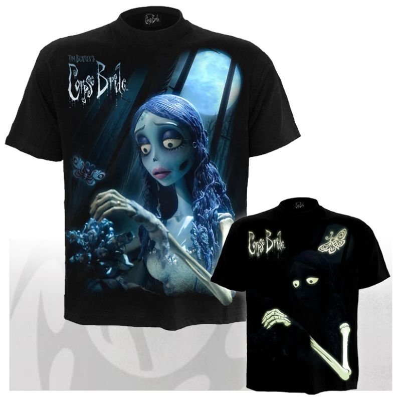 CORPSE BRIDE / GLOW IN THE DARK / 蓄光 / Tシャツ【SPIRAL