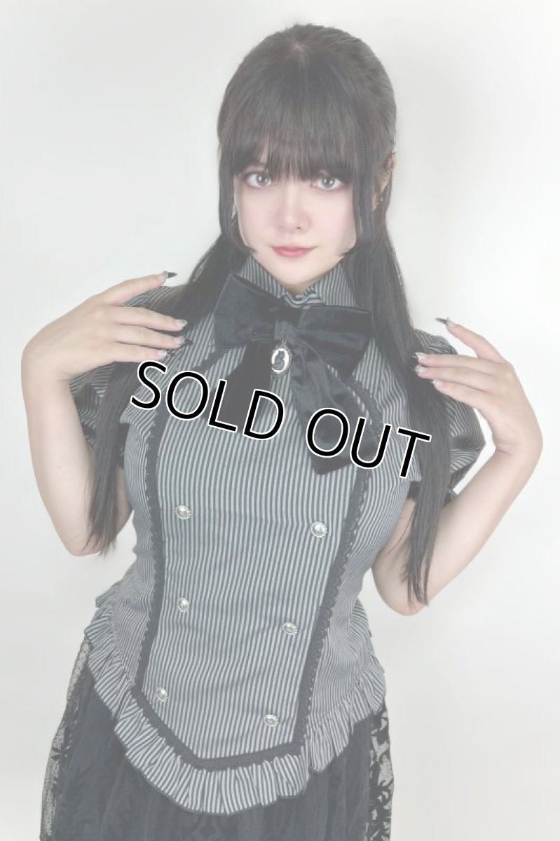 画像3: Gothic black ruffle blouse / トップス【DARK IN LOVE】 (3)