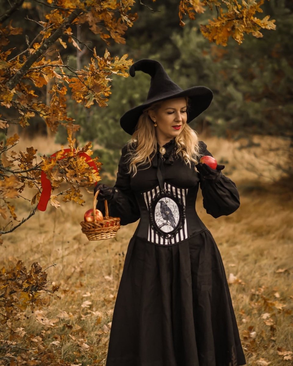 画像14: FANTASY RAVEN / ストライプ / アンダーバストコルセット【Restyle】 (14)