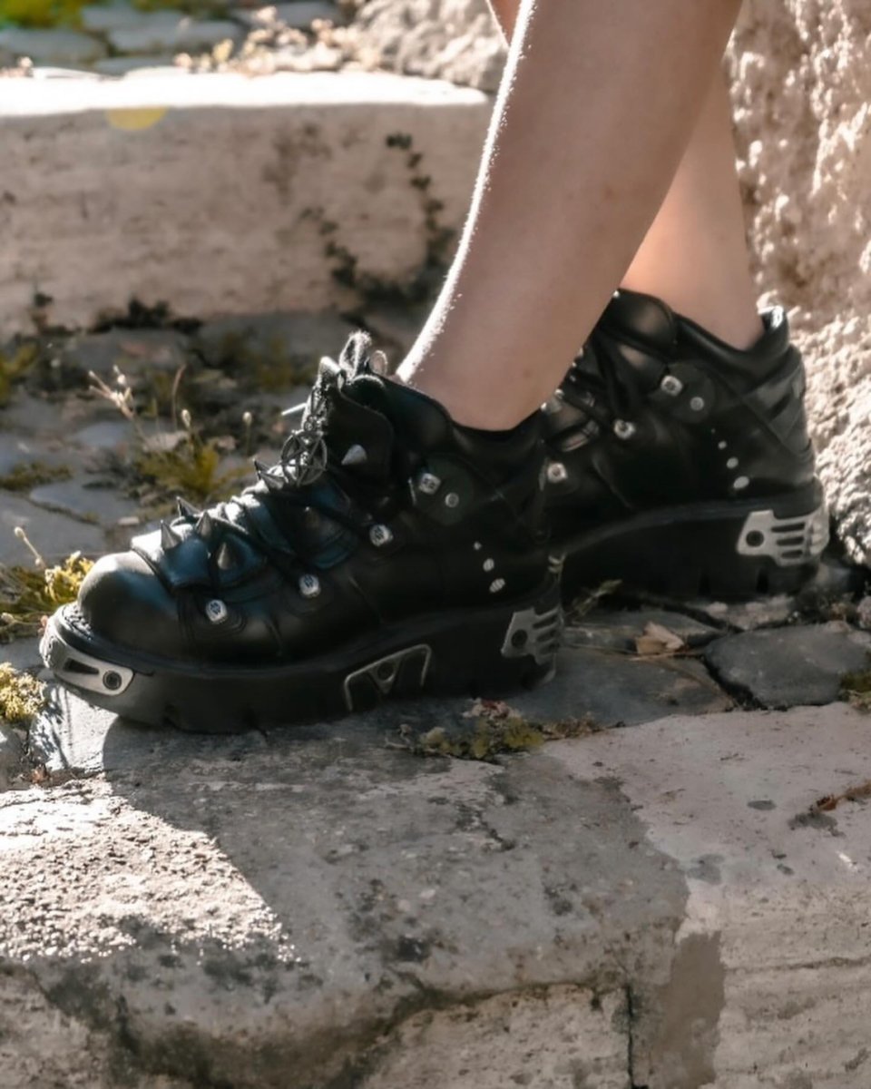 画像14: [取り寄せ] M-110-S1 / プレート / 厚底スニーカー / 本革【NEW ROCK】 (14)