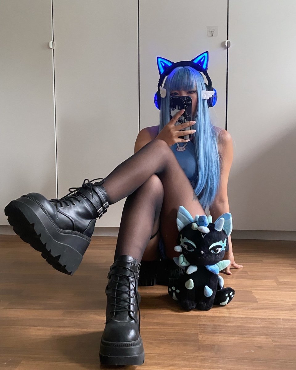 画像33: [取り寄せ]SHAKER-52 / ビーガンレザー / 厚底ブーツ【DEMONIA】 (33)