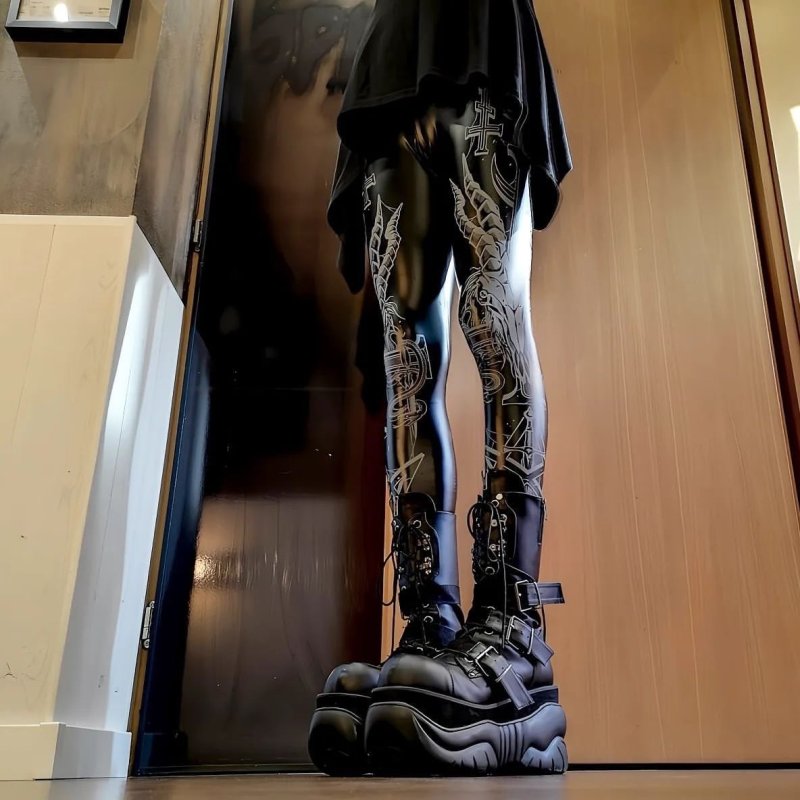 ⭐即納⭐MENS / BOXER-230 / 厚底ブーツ【DEMONIA】 | Spider Rock Web