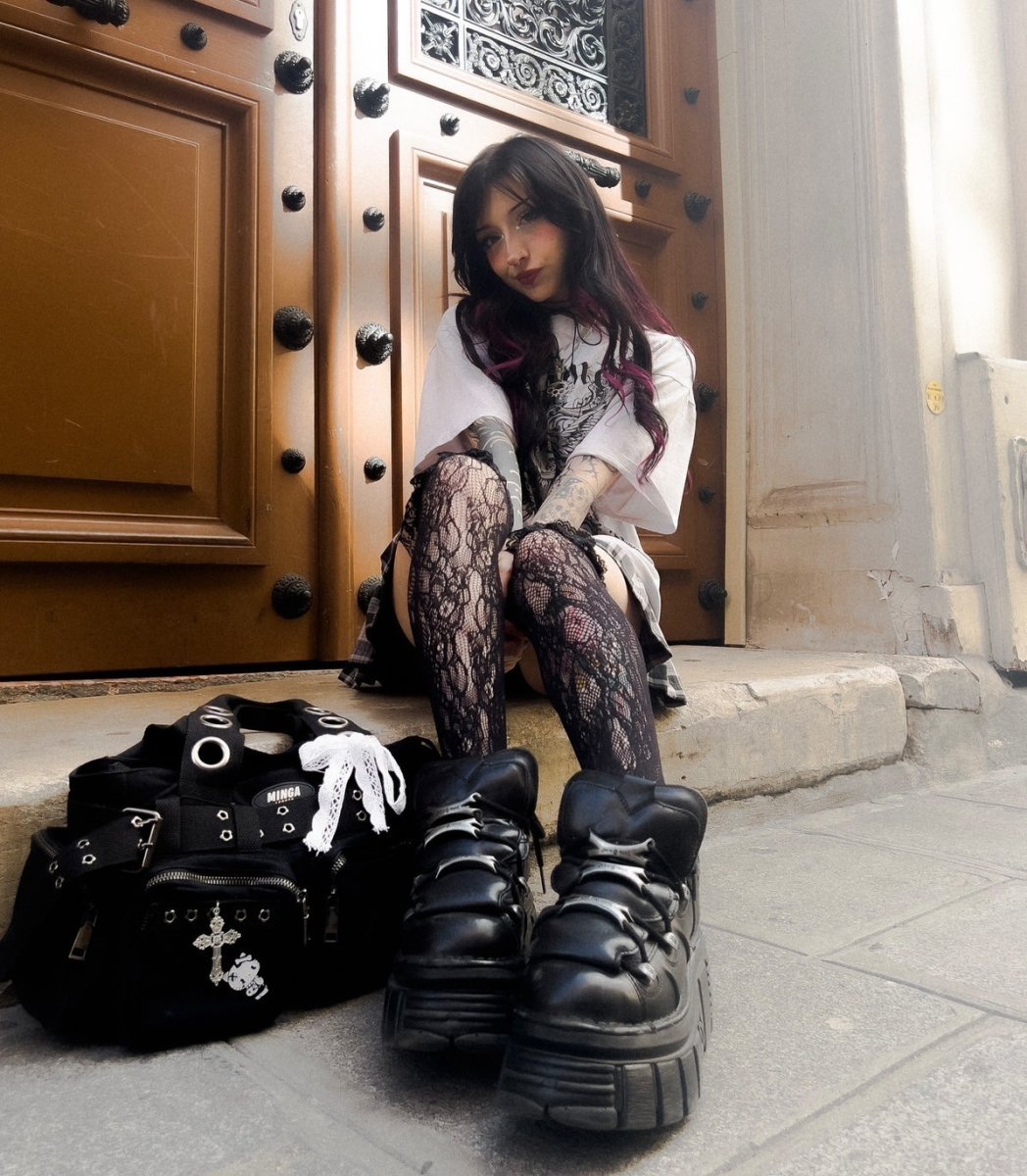 画像22: ⭐即納⭐M-WALL106-S12 / 厚底スニーカー / 本革【NEW ROCK】 (22)