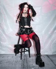 画像11: [取り寄せ]CAMEL-103/エナメル/厚底ブーツサンダル【DEMONIA】 (11)