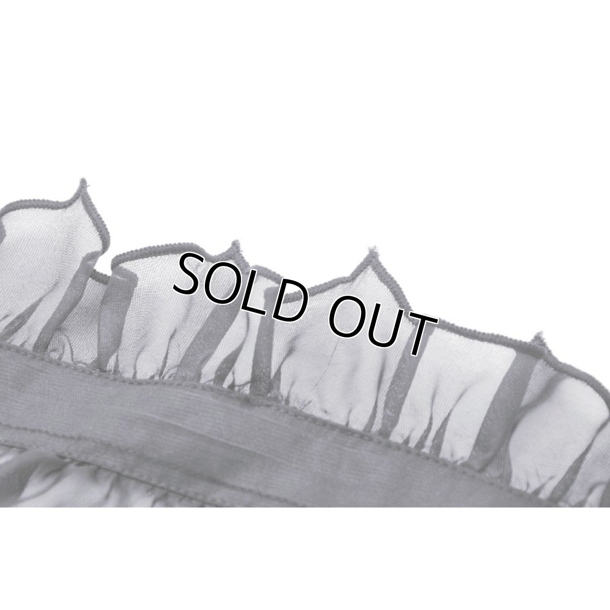 画像9: Gothic long ruffle lace mesh neck tie / 付け襟 / ジャボタイ【DARK IN LOVE】 (9)