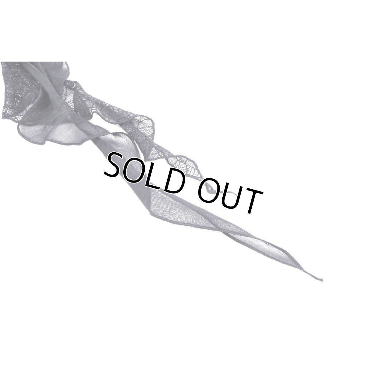 画像7: Gothic long ruffle lace mesh neck tie / 付け襟 / ジャボタイ【DARK IN LOVE】 (7)