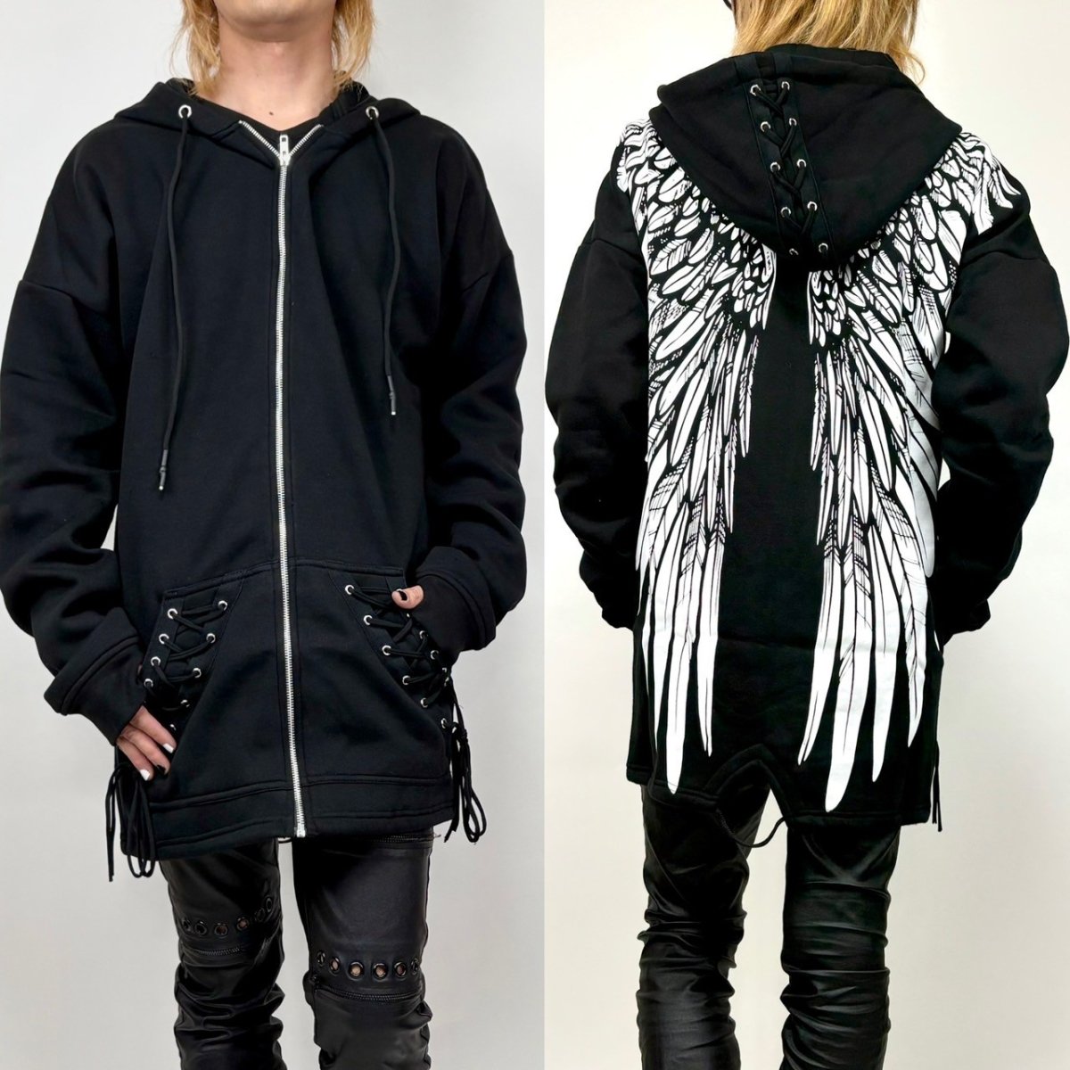画像1: ASMODEUS HOOD / パーカー【heartless】 (1)