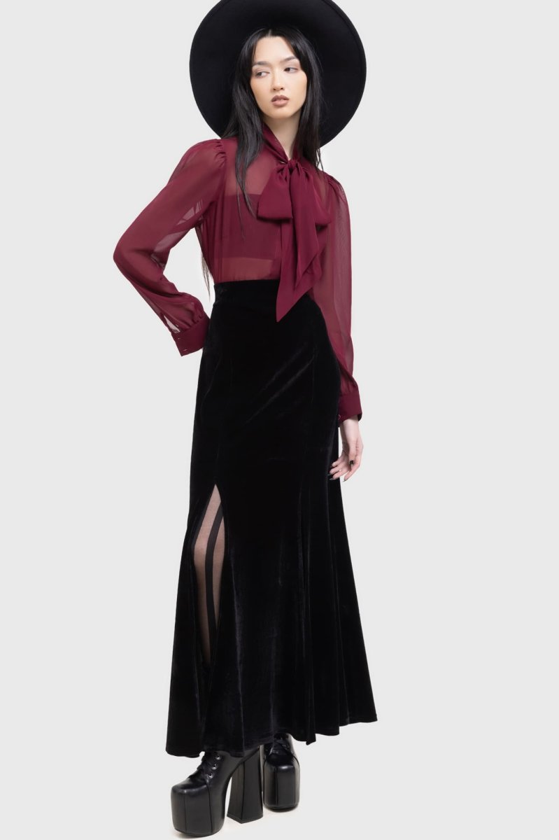 画像5: 🔥SALE🔥Crimson Oracle Blouse / ブラウス【KIHILIST】 (5)