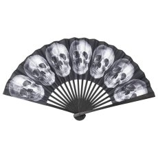 画像1: Anatomical Skull Fabric Fan / 扇子【KREEPSVILLE 666】 (1)