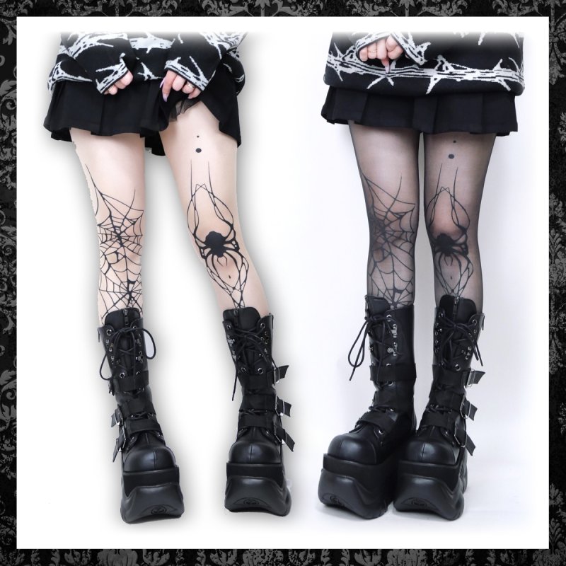 取り寄せ]MENS / BOXER-230 / 厚底ブーツ【DEMONIA】 | Spider Rock Web