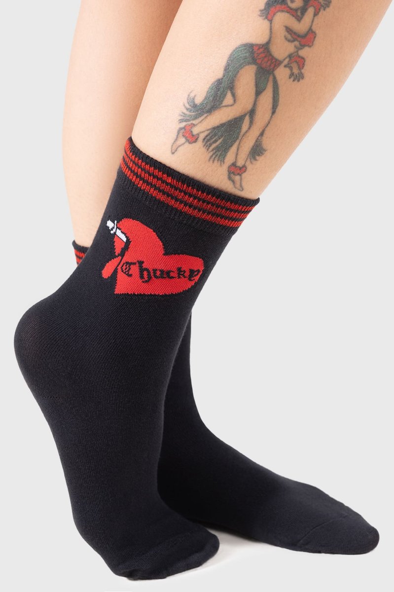 画像1: 🔥SALE🔥The Lovers Ankle Socks / アンクルソックス【KILL STARxCHUCKY】 (1)