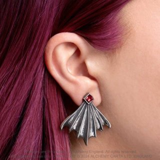 BLACK / Elvyn Earwrap / LEFT / フックピアス【Alchemy Gothic