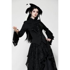 画像2: Gothic multi-Layer ruffled noble Top / ブラウス【DARK IN LOVE】 (2)