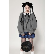 画像8: 🔥SALE🔥Gray bat print academy style pullover sweatshirt / トップス【DARK IN LOVE】 (8)