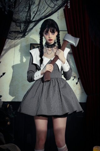 lace rope rebel dress / ワンピース【DARK IN LOVE】 | Spider Rock Web