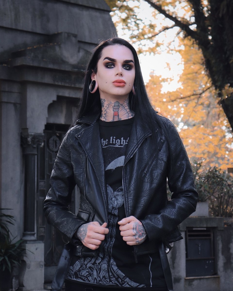 画像9: Spideration Biker Jacket / ライダースジャケット【KILL STAR】  (9)