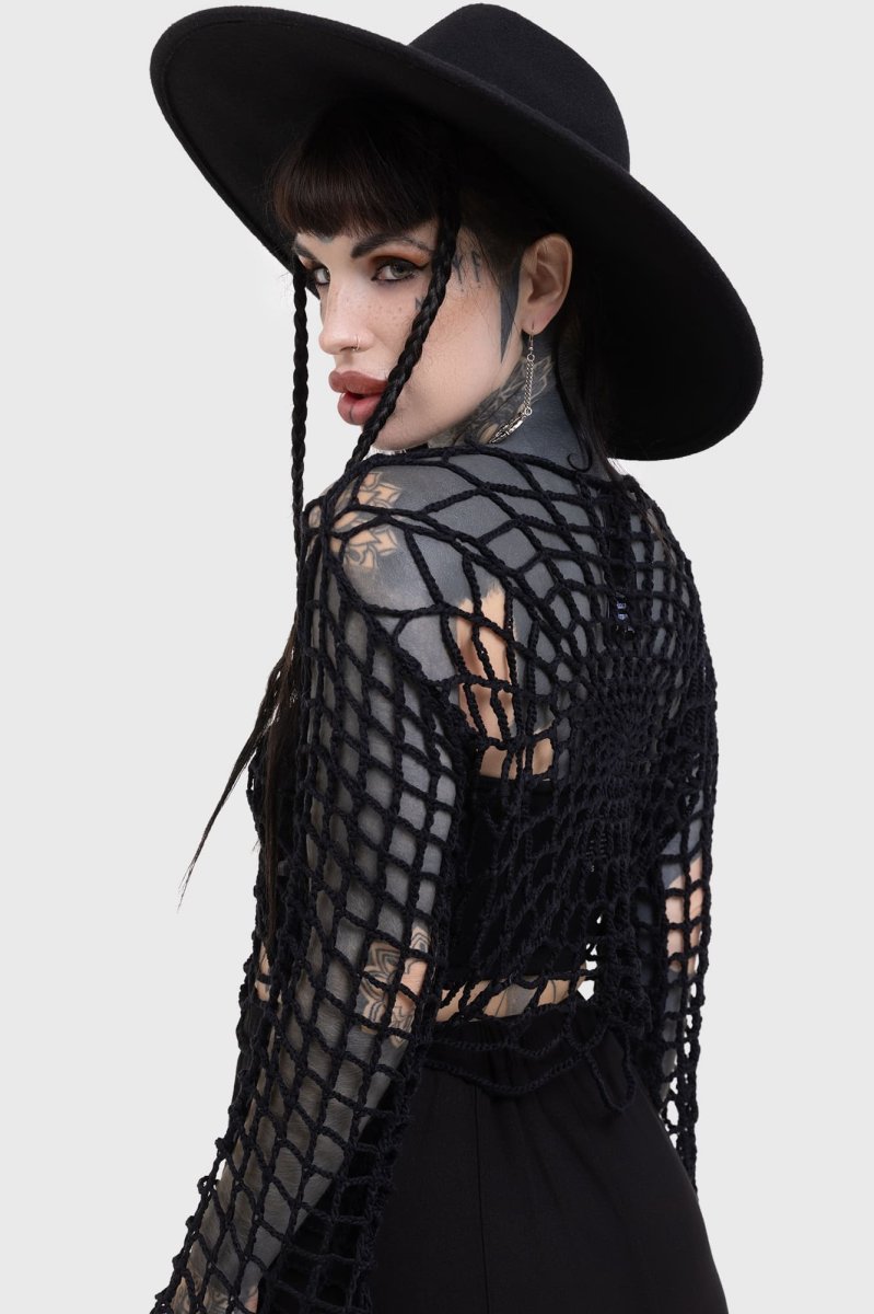 画像2: Night Trap Sweater / ニット【KILL STAR】 (2)