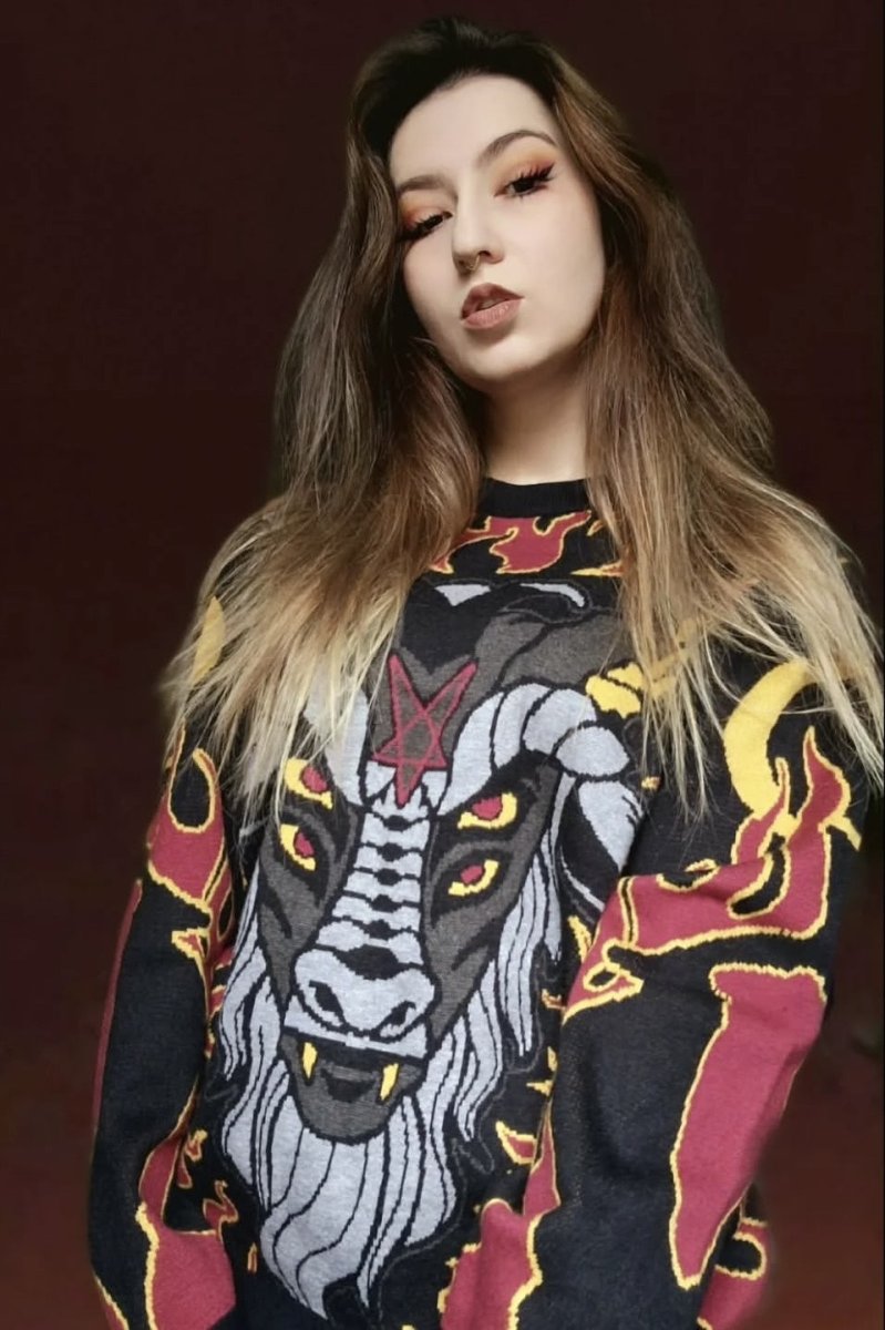 画像9: Inferno Hallowmas Sweater / ニットトップス【KILL STAR】 (9)