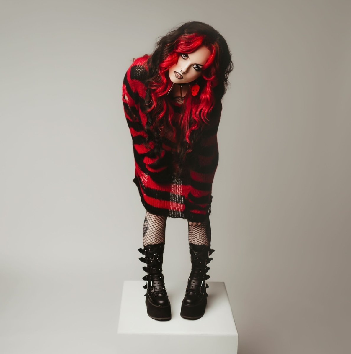 画像25: [取り寄せ]DAMNED-225 / 厚底ブーツ【DEMONIA】 (25)