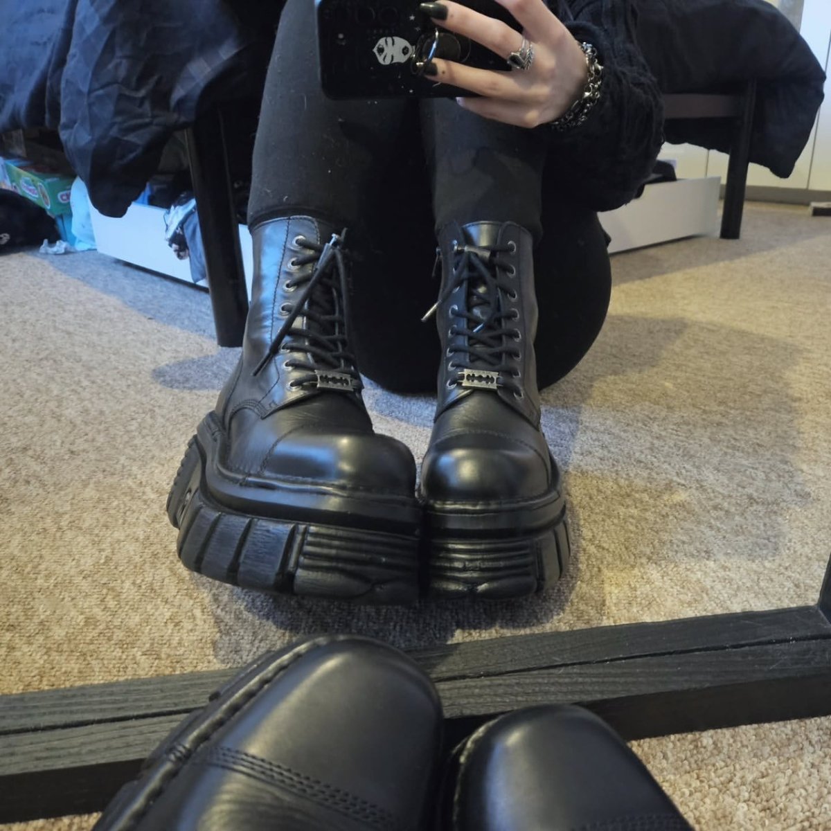 画像23: [取り寄せ]M.NEWMILI083-S21 / プレート / 厚底ブーツ / 本革【NEW ROCK】 (23)