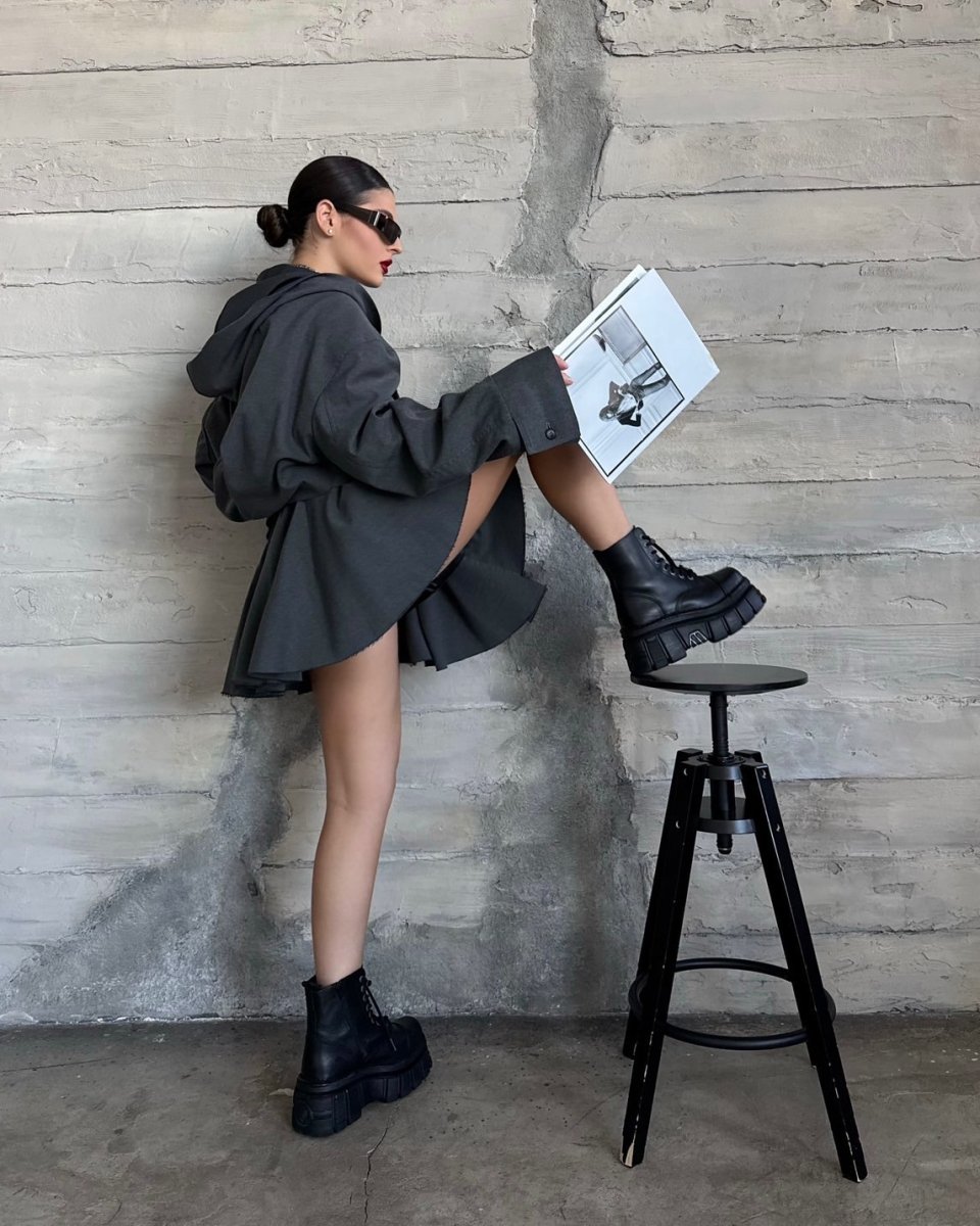 画像24: [取り寄せ]M.NEWMILI083-S21 / プレート / 厚底ブーツ / 本革【NEW ROCK】 (24)