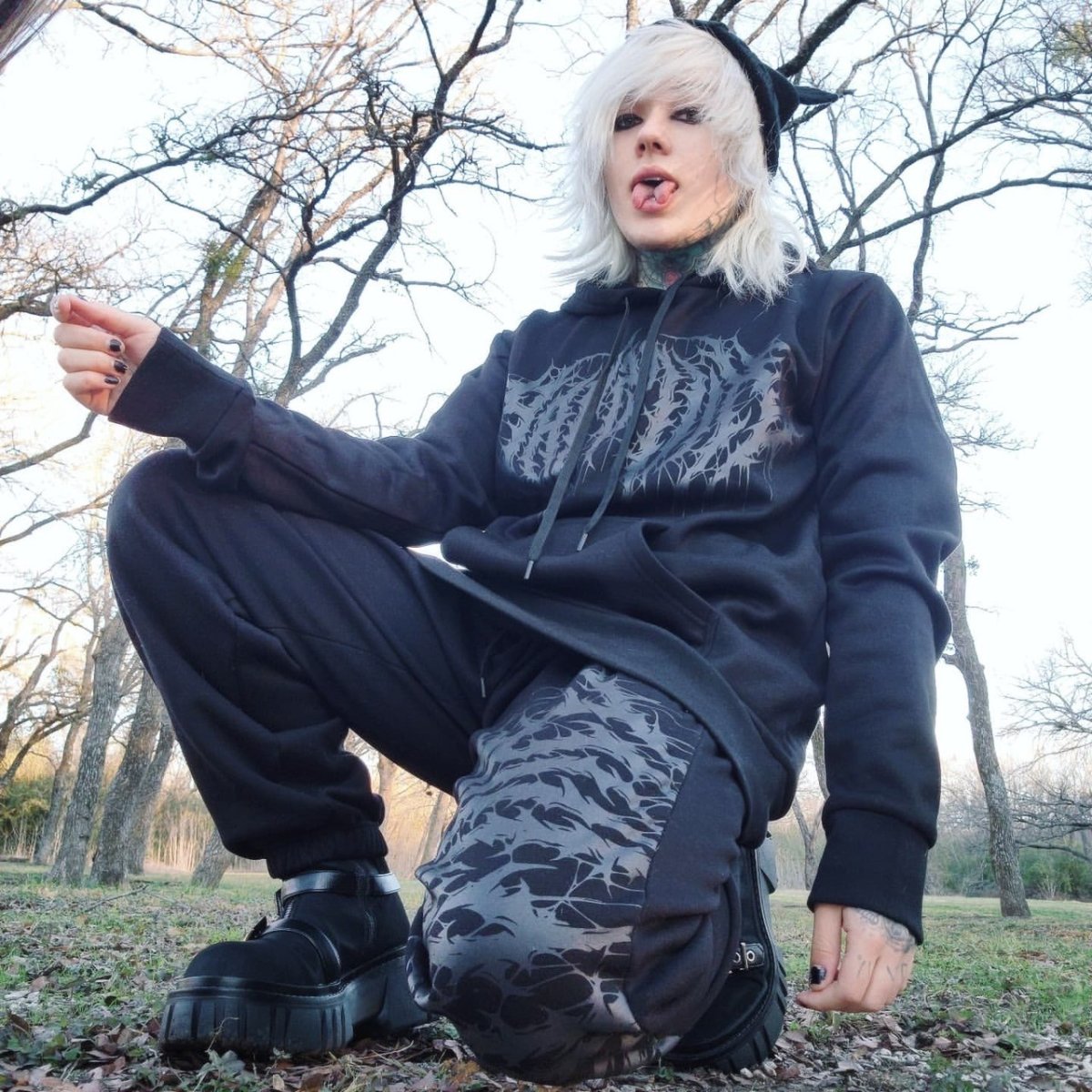 画像4: Evil Presence Joggers / ジョガーパンツ【KILL STAR】 (4)