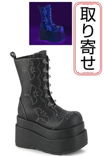 DEMONIA(デモニア) 厚底スニーカー つや消し黒 #Men's/Unisex