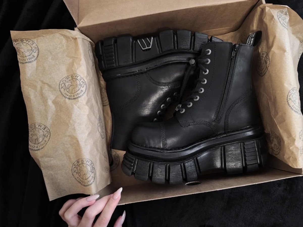 画像17: [取り寄せ]M.NEWMILI083-S21 / プレート / 厚底ブーツ / 本革【NEW ROCK】 (17)