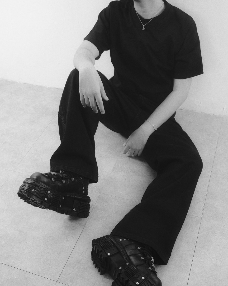 画像36: [取り寄せ] M-TANK106-C2 / クギ / 厚底スニーカー / 本革【NEW ROCK】 (36)