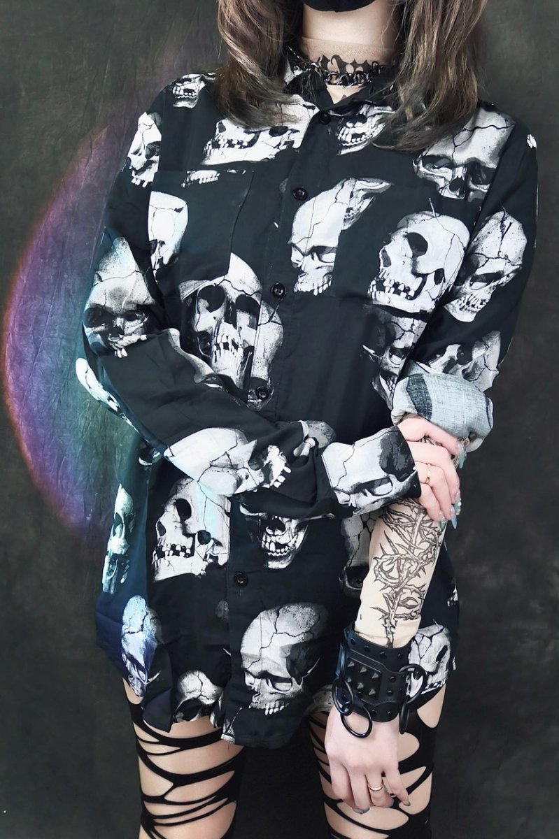 画像1: 【Mens】Fatal Attraction Shirt / シャツトップス【KILL STAR】 (1)