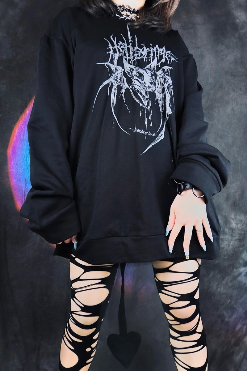 画像2: Black Ripped Tights / 網タイツ (2)