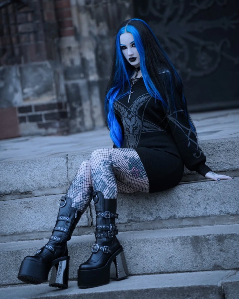 画像7: Demontorn Sweater Dress / ニットワンピース【KILL STAR】 (7)