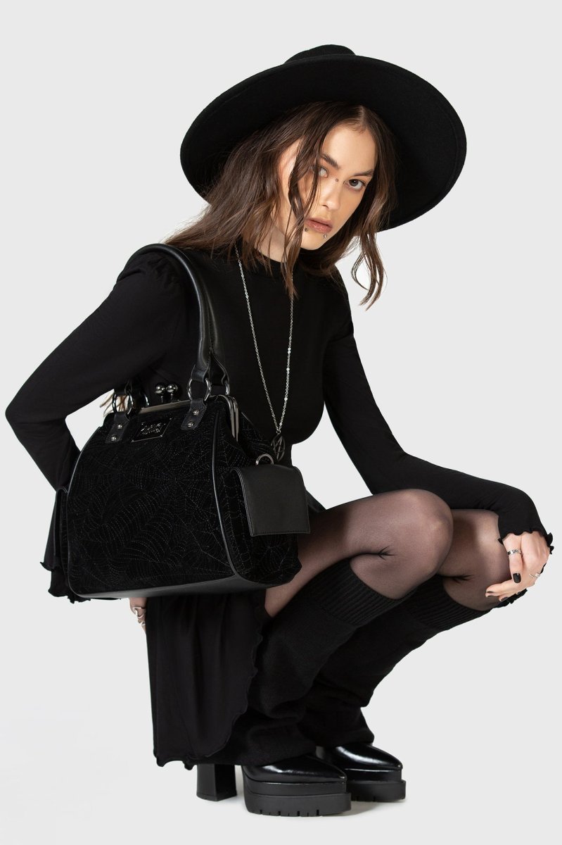 画像6: Ceaseless Night Bag / 漆黒の夜 / ハンドバッグ【KIHILIST】 (6)