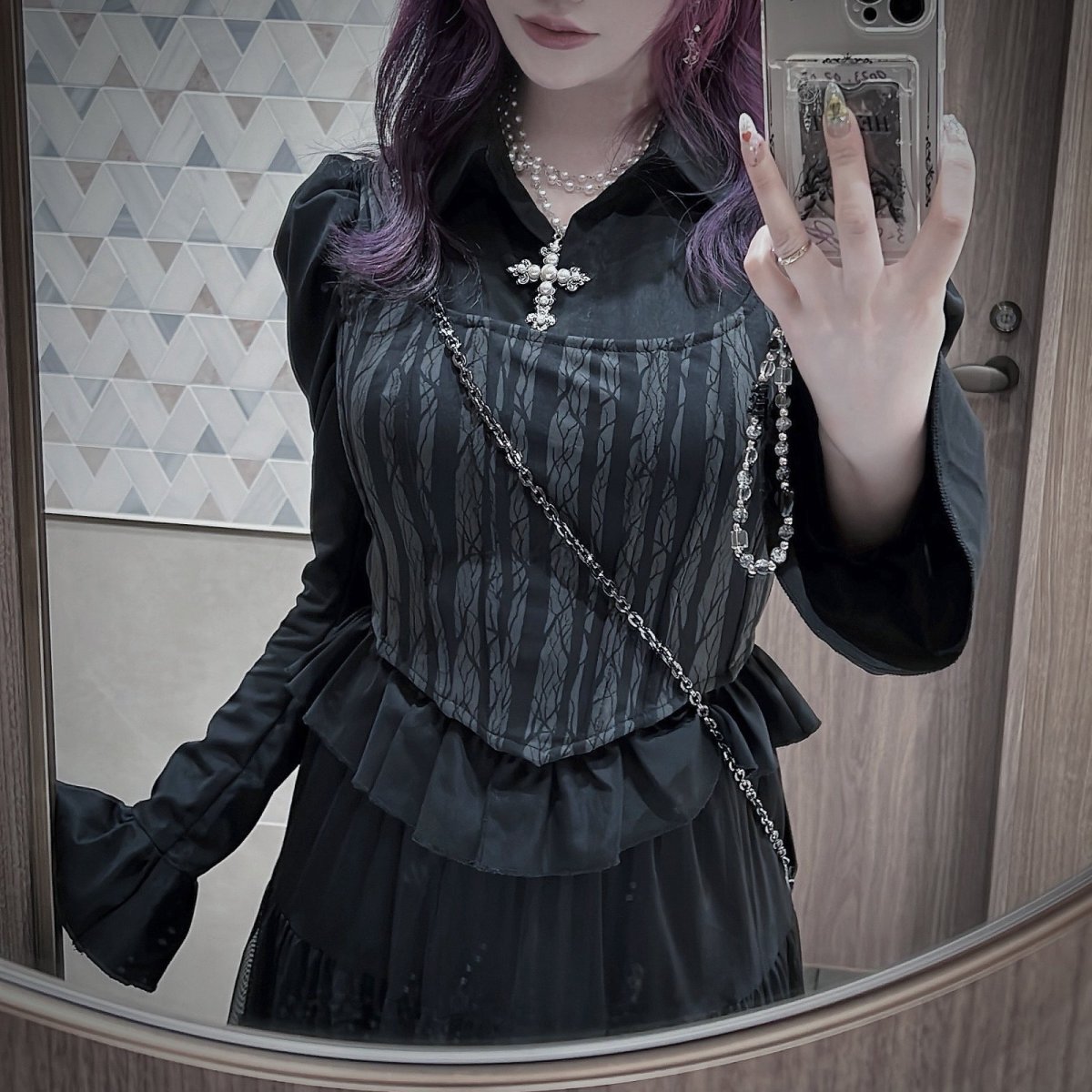 画像8: 🔥SALE🔥FEARFUL FOREST / コルセットトップス【KILL STAR】 (8)