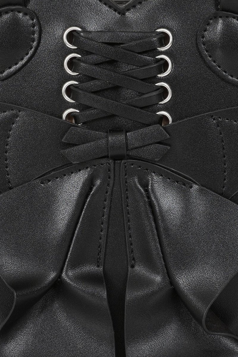 画像4: GLAMORAMA HEART SHAPED BAG / ハンドバッグ【Banned Apparel】 (4)