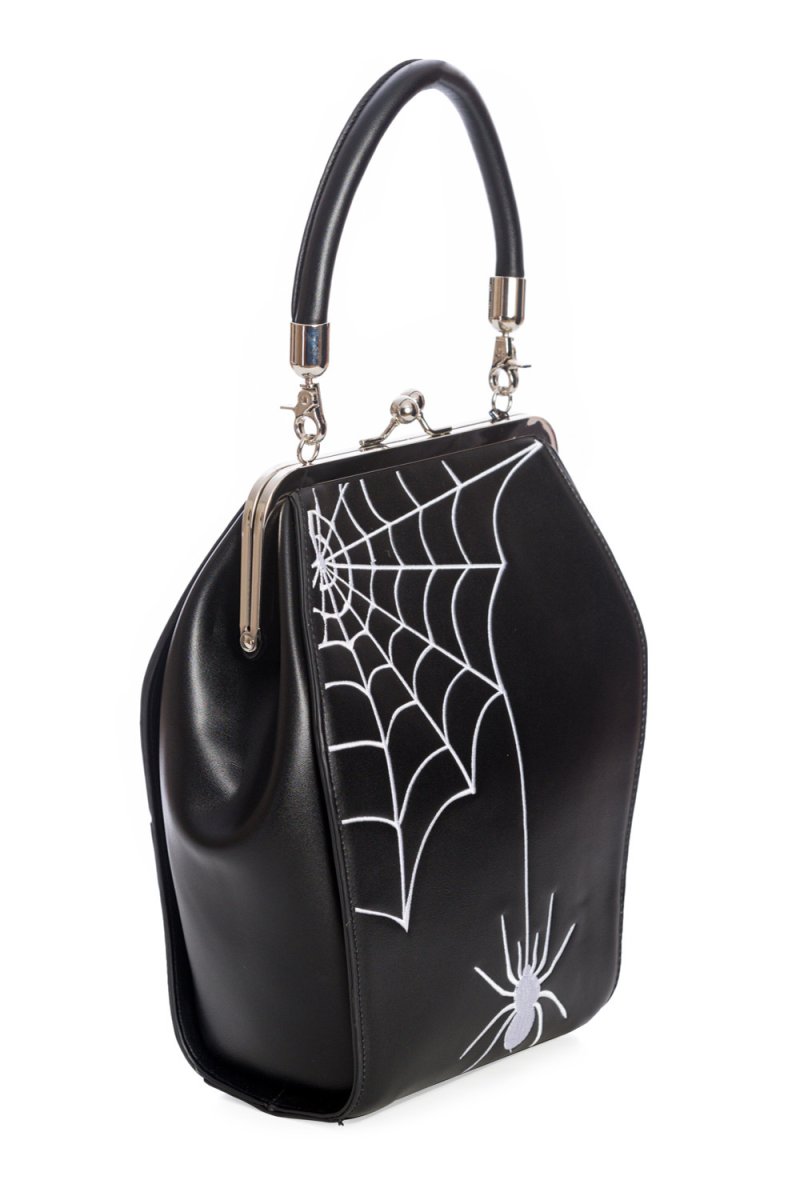 画像2: SPIDER KELLIE HANDBAG / ハンドバッグ【Banned Apparel】 (2)