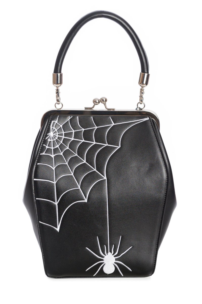 画像1: SPIDER KELLIE HANDBAG / ハンドバッグ【Banned Apparel】 (1)